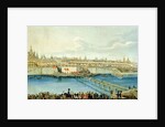 Laying of the Moskvoretsky Bridge in Moscow, 1830 by Charles de Hampeln