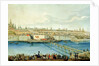 Laying of the Moskvoretsky Bridge in Moscow, 1830 by Charles de Hampeln