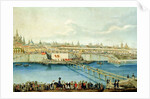 Laying of the Moskvoretsky Bridge in Moscow, 1830 by Charles de Hampeln