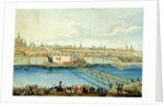 Laying of the Moskvoretsky Bridge in Moscow, 1830 by Charles de Hampeln