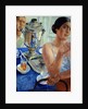 At the Samovar, 1926 by Kuzma Sergeevich Petrov-Vodkin