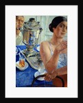 At the Samovar, 1926 by Kuzma Sergeevich Petrov-Vodkin