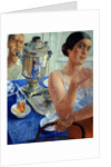 At the Samovar, 1926 by Kuzma Sergeevich Petrov-Vodkin