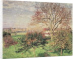 Autumn morning at Eragny, 1897 by Camille Pissarro