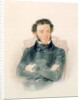 Portrait of Alexander Pushkin 1836 by Piotr Ivanovich Sokolov