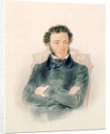 Portrait of Alexander Pushkin 1836 by Piotr Ivanovich Sokolov