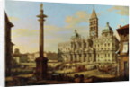 Santa Maria Maggiore, Rome, 1739 by Bernardo Bellotto