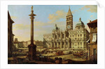Santa Maria Maggiore, Rome, 1739 by Bernardo Bellotto