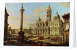 Santa Maria Maggiore, Rome, 1739 by Bernardo Bellotto