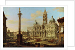 Santa Maria Maggiore, Rome, 1739 by Bernardo Bellotto