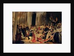 On the deck during a sea battle, 1855 by Francois Auguste Biard