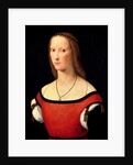 Portrait of a Woman, 1500s by Lorenzo Costa