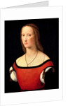 Portrait of a Woman, 1500s by Lorenzo Costa
