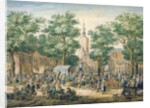 Market in The Hague, 1769 by Paulus Constantin La Fargue