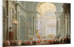 Interior of a St. Peter's, Rome by Giovanni Paolo Pannini or Panini