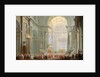 Interior of a St. Peter's, Rome by Giovanni Paolo Pannini or Panini