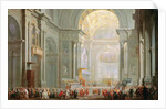 Interior of a St. Peter's, Rome by Giovanni Paolo Pannini or Panini