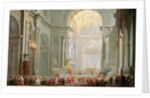 Interior of a St. Peter's, Rome by Giovanni Paolo Pannini or Panini
