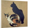 Deux chats, 1894 by Theophile Alexandre Steinlen