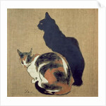 Deux chats, 1894 by Theophile Alexandre Steinlen