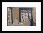 In the Room. Winter, 1915 by Boris Mikhailovich Kustodiev
