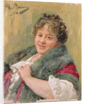 Portrait of Tatiana Olga Shchepkina-Kupernik 1914 by Ilya Efimovich Repin