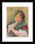 Portrait of Tatiana Olga Shchepkina-Kupernik 1914 by Ilya Efimovich Repin