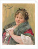 Portrait of Tatiana Olga Shchepkina-Kupernik 1914 by Ilya Efimovich Repin