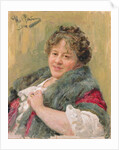 Portrait of Tatiana Olga Shchepkina-Kupernik 1914 by Ilya Efimovich Repin