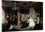 Empress Catherine the Great receiving a letter, 1861 by Jan Ostoja Mioduszewski
