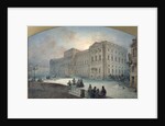 View of the Mariinsky Palace in Winter, 1863 by Vasili Semenovich Sadovnikov