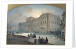 View of the Mariinsky Palace in Winter, 1863 by Vasili Semenovich Sadovnikov