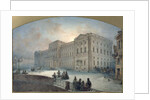 View of the Mariinsky Palace in Winter, 1863 by Vasili Semenovich Sadovnikov