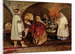 Tsar Alexei Mikhailovich Meeting His Bride, Maria Miloslavasky, 1887 by Mikhail Vasilievich Nesterov