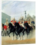 Emperor Nicholas I and Grand Duke Alexander in St. Petersburg, 1843 by Karl Karlovich Piratsky