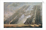 The Battle of Poltava, 1750 by School Russian