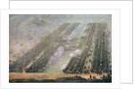 The Battle of Poltava, 1750 by School Russian