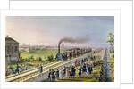 Opening of the First Railway Line from Tsarskoe Selo to Pavlovsk in 1837 by School Russian
