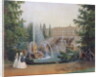 View of the Marly Cascade from the Lower Garden of the Peterhof Palace, c.1830-60 by Vasili Semenovich Sadovnikov