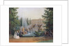 View of the Marly Cascade from the Lower Garden of the Peterhof Palace, c.1830-60 by Vasili Semenovich Sadovnikov