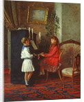 Children at the Piano, 1886 by Kirill Vikentevich Lemokh