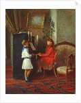 Children at the Piano, 1886 by Kirill Vikentevich Lemokh