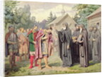 Duke Dimitry and St. Sergy at Redonezh before Battle with Tartars, 1880 by Aleksei Danilovich Kivshenko