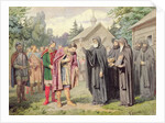 Duke Dimitry and St. Sergy at Redonezh before Battle with Tartars, 1880 by Aleksei Danilovich Kivshenko
