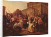 Minin appealing to the Novgorodians in 1611, 1861 by Mikhail Ivanovich Peskov