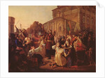 Minin appealing to the Novgorodians in 1611, 1861 by Mikhail Ivanovich Peskov