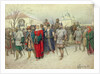 Joining of Great Novgorod, Novgorodians Departing to Moscow, 1880 by Aleksei Danilovich Kivshenko