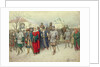 Joining of Great Novgorod, Novgorodians Departing to Moscow, 1880 by Aleksei Danilovich Kivshenko