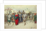 Joining of Great Novgorod, Novgorodians Departing to Moscow, 1880 by Aleksei Danilovich Kivshenko