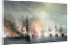 Russian-Turkish Sea Battle of Sinop on 18th November 1853, 1853 by Ivan Konstantinovich Aivazovsky